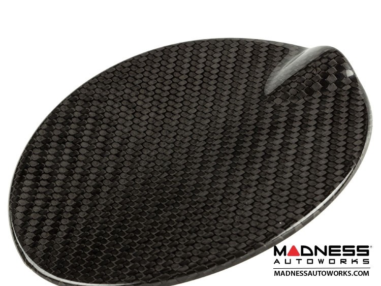FIAT 500 Fuel Door Carbon Fiber EU Model